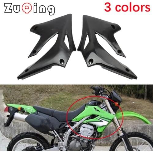 ABS Front Side Cover Fuel tank Body Plate Guard 1 Pair Fit For Kawasaki KLX250 KLX300 1993 - 2007 KLX 250 300