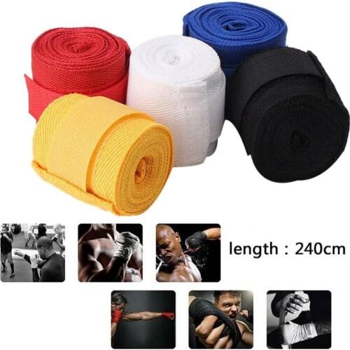 2.5mx5cm Breathable Boxing Boxing Hand Wrap Sports Cotton Strap Bandage Cover Muay Taekwondo Hand Glove Wrap Sports Safety