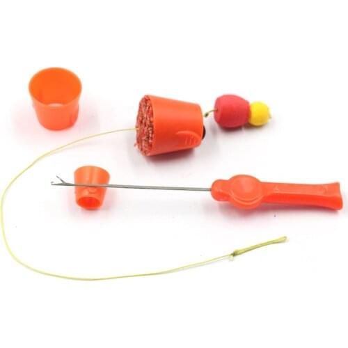 1set Carp Fishing Method Feeder Fishing Carp Feeder Bait Holder Groundbait Rocket Pellet Cage Basket Tackle Equipment Tools