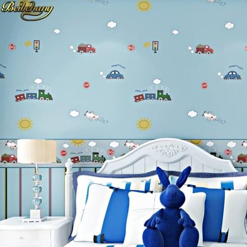 Beibehang Simple plain non-woven self-adhesive wallpaper warm living room study bedroom TV background wall paper papel de parede