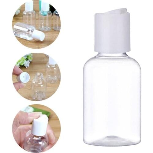 1Pc 50Ml Transparent Travel Bottles Multi-Purpose Plastic Chiaki Jar Press Lotion Leak-Proof Cover Makeup Bottling Box Crea C4T8