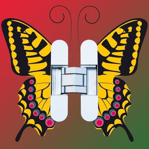 Secret door concealed hinge 3d italy