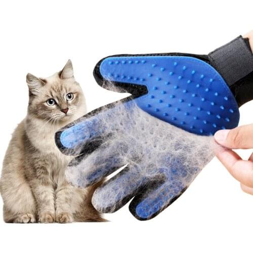 Silicone Pet Grooming Glove For Cats hair Brush Comb Cleaning Deshedding Pets Products for Cat Dog Removal Hairbrush For Animals