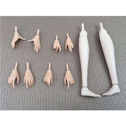 Super Model FR Replacement Hands Legs 4 Postures Doll Quality Hands New Doll Accessories 1/6 Doll Universal Replacements Legs