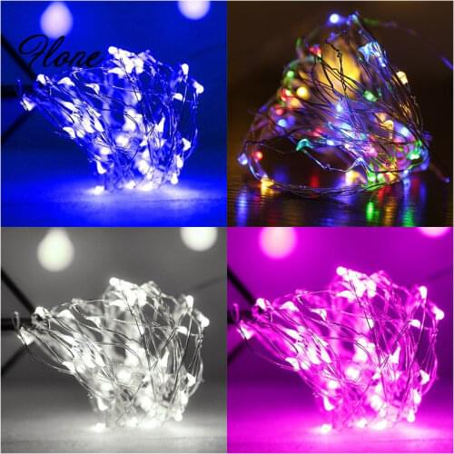 Copper Wire LED light Cabinet Bedroom colorful light Decoration flexible String lamp Christmas Wedding Party home Lighting decor