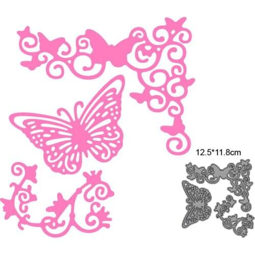 Craft dies Butterfly Vine metal cutting dies cut die mold decoration Scrapbook paper craft knife mould blade punch stencils dies