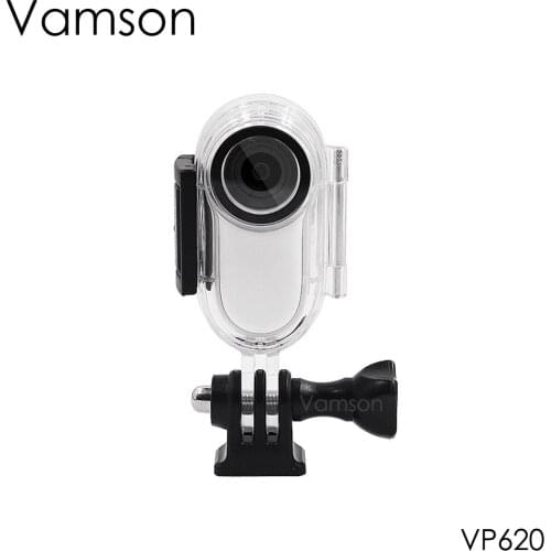 Vamson for Insta360 Go 2 Action Cameras 30M Waterproof Case Diving Protective Cover Mount for Insta 360 Go 2 Accessories VP620