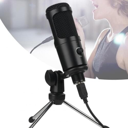 Microphone 192kHz/24bit High-fidelity Computer Microphone Professional Desktop USB Mic for Recording Singing Vlog Podcast