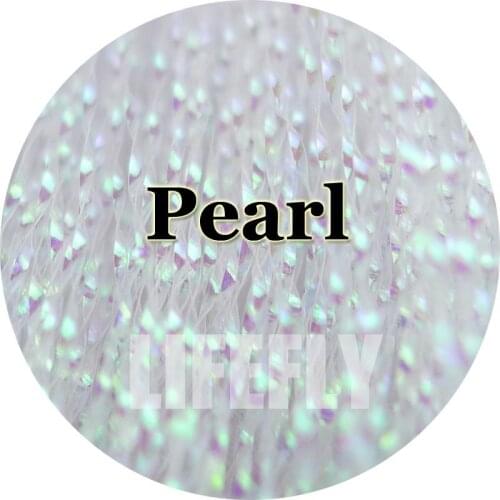 Pearl Color, 50 Packs Crystal Flash, Krystal Flash, Fly Tying, Jig, Lure Making, Fishing