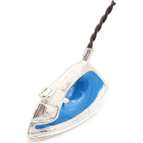 1:12 Cute Mini Dollhouse Adornment Iron Clothes Miniature Room Model Tool 1 X Dollhouse Miniature Iron