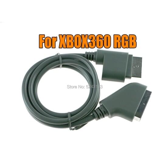 1.8m RGB Scart Video HD TV AV Cable For XBOX 360 Version Game Console Video Cable For Xbox 360 Game Accessories