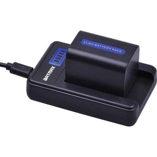 1Pc 3000mAh NP-FH70 NP FH70 NPFH70 Battery + LCD USB Charger for Sony FH50 FH100 A230 A330 A290 A380 DSC-HX1 HX100 HX100V HDR-TG