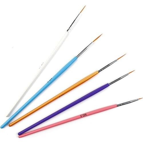 12PCS/Set Nail Art Brush Pen Dotting Painting Drawing Fan Line Builder Design Polish Gel UV Tips Decoration Manicure Tools