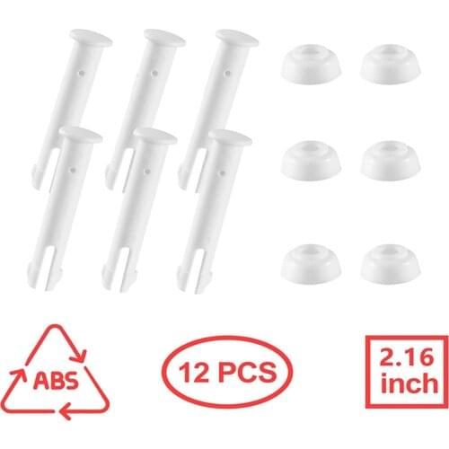 12pcs Abs Pool Joint Pins, 13'-24' Cap Set Seals For Swimming Pool Replacement Parts 28270-28272 Home Outdoor Pool Accessories