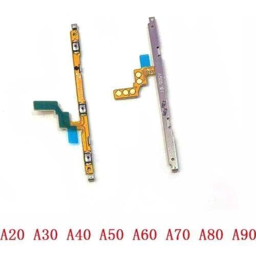 20PCS Power ON OFF Volume Up Down Side Button Switch Key Flex Cable For Samsung Galaxy A20 A30 A40 A50 A60 A70 A80 A90
