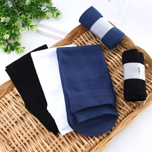 5 Pair /lot Mens Short Bamboo Fiber Socks Stockings Business Middle Socks Short Stockings Men Socks