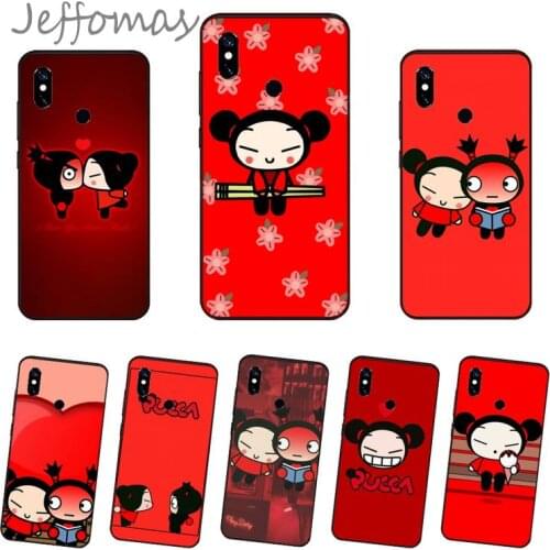 Korean Anime pucca and garu Phone Case For xiaomi Redmi 5 5A plus 7A 8 note 2 3 4 5 5A 6 7 GO K20 A2