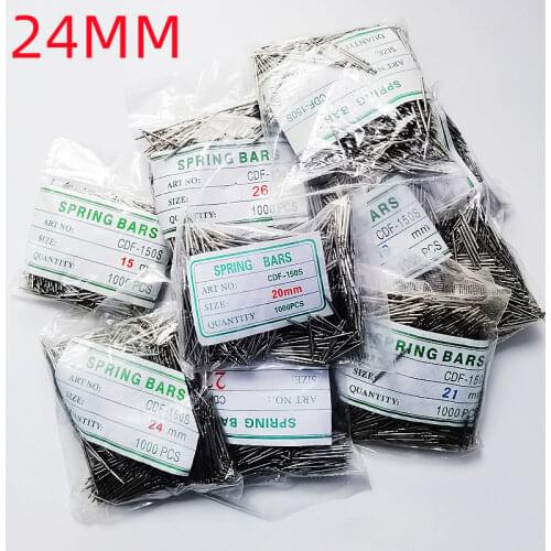 Wholesale 1000PCS / bag High quality watch repair tools & kits 24MM spring bar watch repair parts -041415