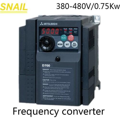 For industrial control Machining Center 380V-480V 0.75KW Mitsubishi inverter FR-D740-0.75K-CHT Three-phase inverter