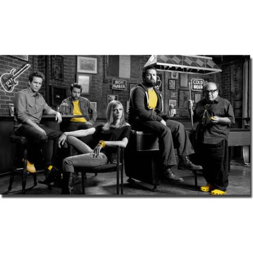 L0041 Its Always Sunny In Philadelphia TV Silk Fabric Poster Art Decor Indoor Painting Gift