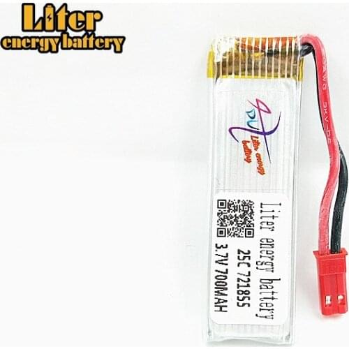 20PCS/LOT 3.7V 700mAh 721855 25c lithium polymer Lipo battery For Udi U815A U818A U819A WLtoys V929 v949 v959 v212 v222