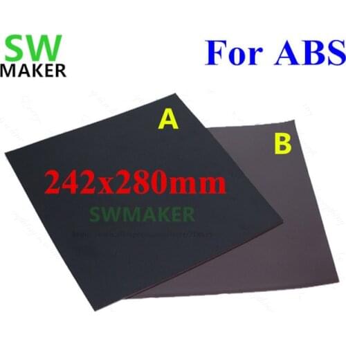New For ABS Magnetic Print Bed Tape square 280x242mm Print Sticker Build Plate Tape Flex Plate for Flyingbear P905X 3D Printer