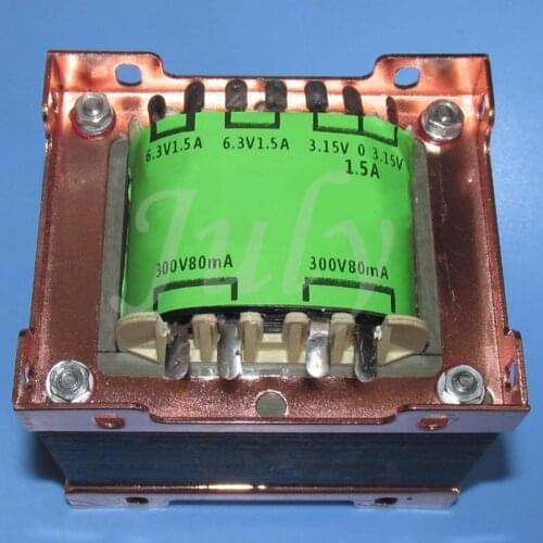 105W multi-purpose power transformer, can be used in Hetian Maodan pre-stage line, 4 sets of 6.3V 1.5A+2 sets of dual 3.15V 1.5A