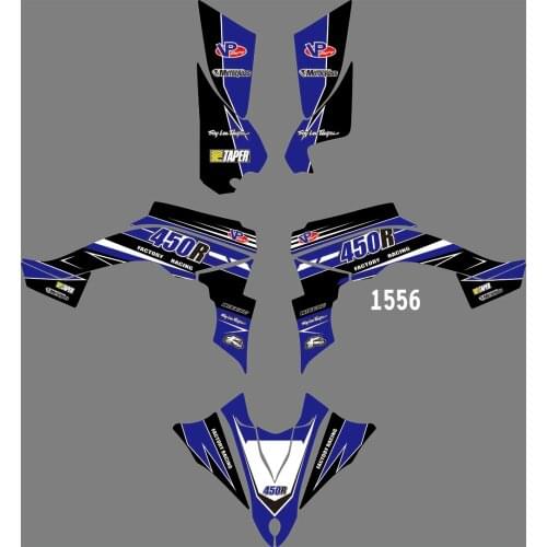 Motorcycle Team Graphic & Backgrounds Decal Sticker Kits for YAMAHA YFZ 450R 2014 2015 2016