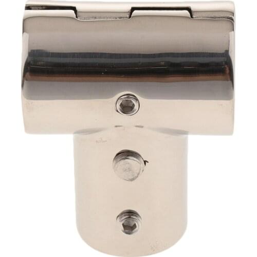 Stainless Steel Polished Marine Boat Yacht Deck Handrail Tee Pipe Tube Connector