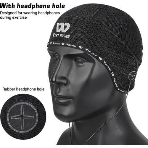 Men Women Bone Knitted Hat Casual Men Knitted Hat Warmer Skull Cap Helmet Liner Beanie With Ear Covers Earphone Hole Balck