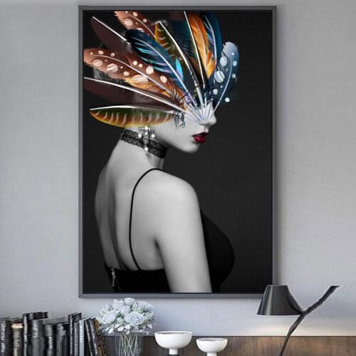 Modern figure porch decorative painting art beauty living room Crystal porcelain painting clothing shop decorative painting