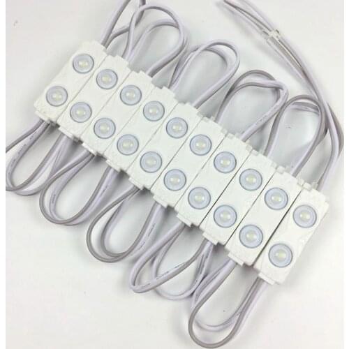 100pcs LED Module 2835 2LEDs with Lens Super Bright IP65 Waterproof LED backlight modules for Advertising Light box