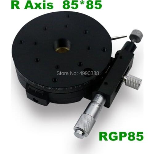 Run-in Mounting Type R Axis Rotary RGP85 Precision Slide Micrometer Platform High precision CNC Sliding stage 85mm