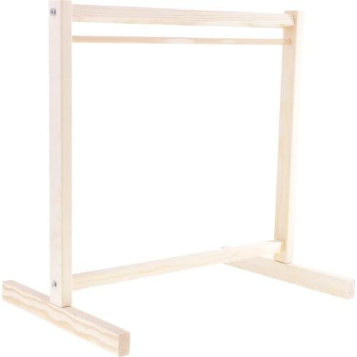 1/6 Dolls Natural Wooden Garment Rack Clothes Hanging Doll Clothes Hanger Bracket for BJD YOSD Dolls House Bedroom Accessories