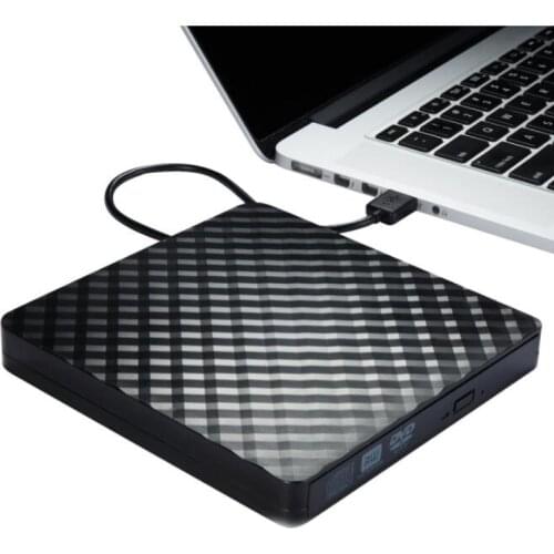 1PCS Ultra Slim Portable USB 2.0/3.0 External DVD RW Burner Writer Recorder CD/DVD ROM Reader Player PC Optical External Drive