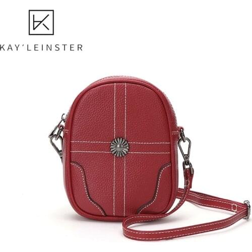 100% Leather WomenS Shoulder Bags 2020 Purses Handbags Fashion Mobile Phone Mini Ladies Diagonal Famous Bag Organizers Desigual