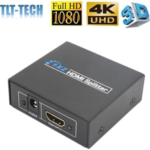 4K 1080P HDMI Splitter 1*2 with 3D HDCP1.3 for HDTV/DVD/PS3