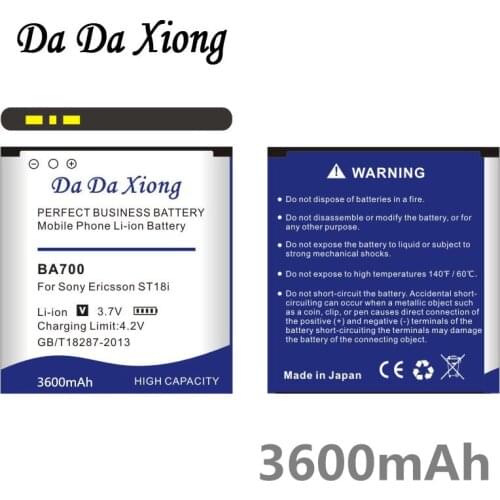 Da Da Xiong 3600mAh BA700 Battery for Sony Ericsson XPERIA RAY ST18i MT11i MT15i MK16i, Xperia Neo MT15i Pro MK16i
