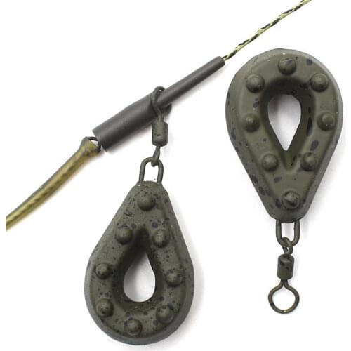 Accessories for Carp Fishing Big Grippa Swivel Leads Weight For Carp Rig Ronnie Chod Hair Rig Carp Terminal Tackle