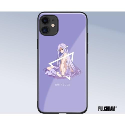 Quinella Sword Art Online Alicization glass phone case for iPhone 6s 7 8 x xr xs 11 pro max Samsung S note 8 9 10 20 Plus shell