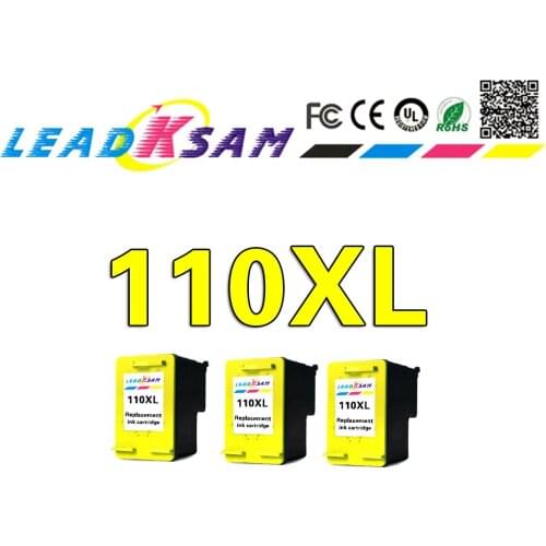LEADKSAM 110XL 110 CB304A Color Ink Cartridge compatible for hp110 Photosmart A516 A526 A612 A617 A618 A310 A311 A314 A316 A320