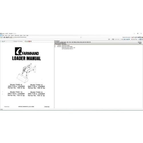 FarmHand spare parts catalogs & Service Bulletins 2021 NA+UK