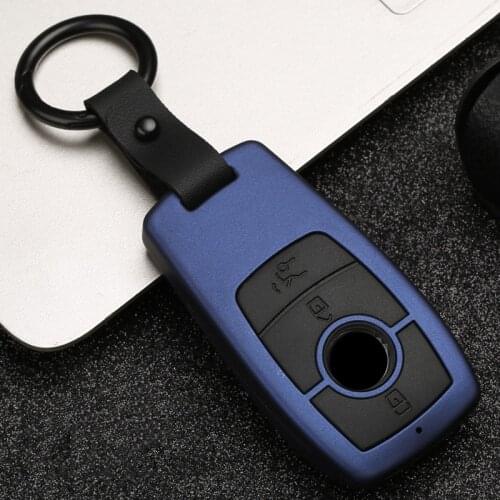 Fashion ABS+Silica gel Carbon fiber Car Remote Key Case Cover For Mercedes Benz AMG E Class W213/C Class W205 2018 key shell