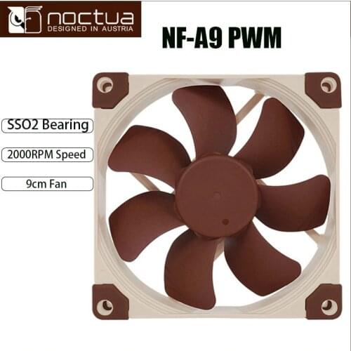 Noctua NF-A9 PWM/FLX 9cm ultra-thin silent 4pin temperature control CPU chassis fan