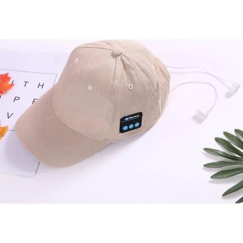 New Wireless Bluetooth Music Call Baseball Caps Spring Autumn Brand Snapback Cotton Hats For Women And Men Casquette Running