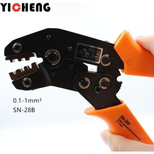 SN-28B/SN-48B Orange / blue European bare terminal crimping pliers crimping tools 2.8mm 4.8mm plug spring SN28/SN48B