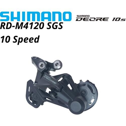 SHIMANO DEORE RD M4100 M4120 Rear Derailleur SHADOW RD-M4120 SGS 2x10/11 speed Mountain Bike exchange MTB bicycle 10s 10v 11s