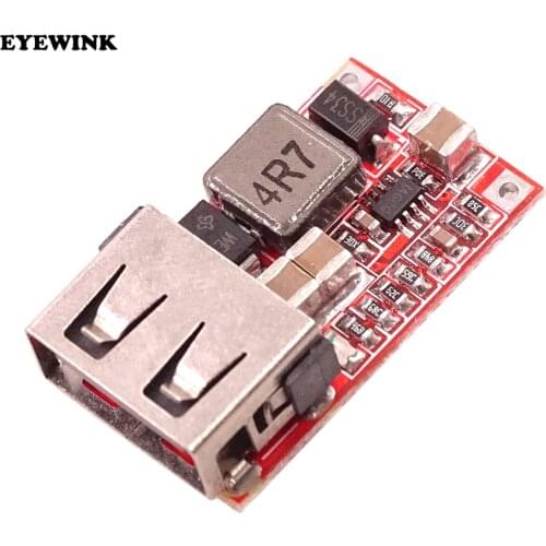 6-24V 24V 12V to 5V USB Step Down Module DC-DC Converter Phone Charger Car Power Supply Module Efficiency 97.5% Buck Module