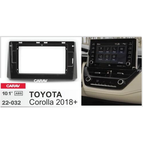10.1" Car Fascia Facia Dash Kit for TOYOTA Corolla (E210) 2018+ 22-032