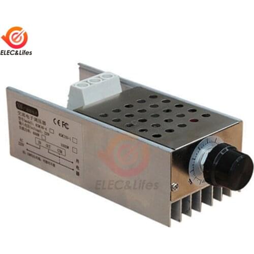 220V 10000W Motor Speed Controller High Power AC 220V SCR Voltage Regulator LED Dimmer dimming Switch Speed Control Thermostat